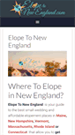 Mobile Screenshot of elopetonewengland.com